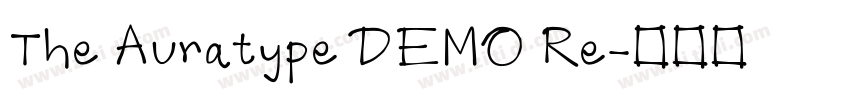 The Auratype DEMO Re字体转换